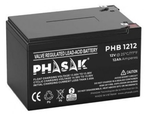 BATERIA PHASAK 12V 12AH